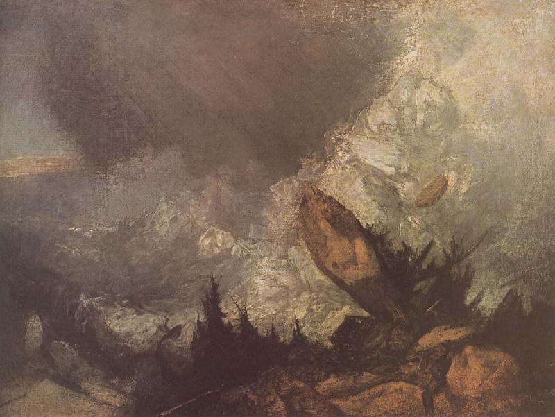 J.M.W. Turner The Fall of an Avalanche in the Grison Germany oil painting art